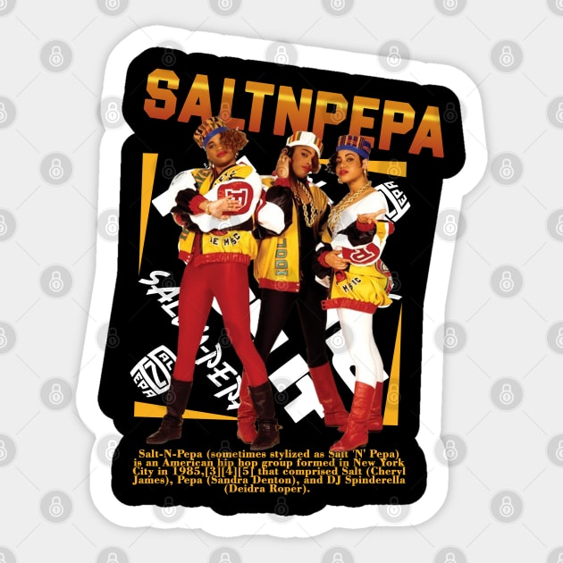 Salt-N-Pepa Sticker by harrison gilber